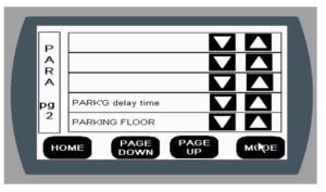 parameter screen